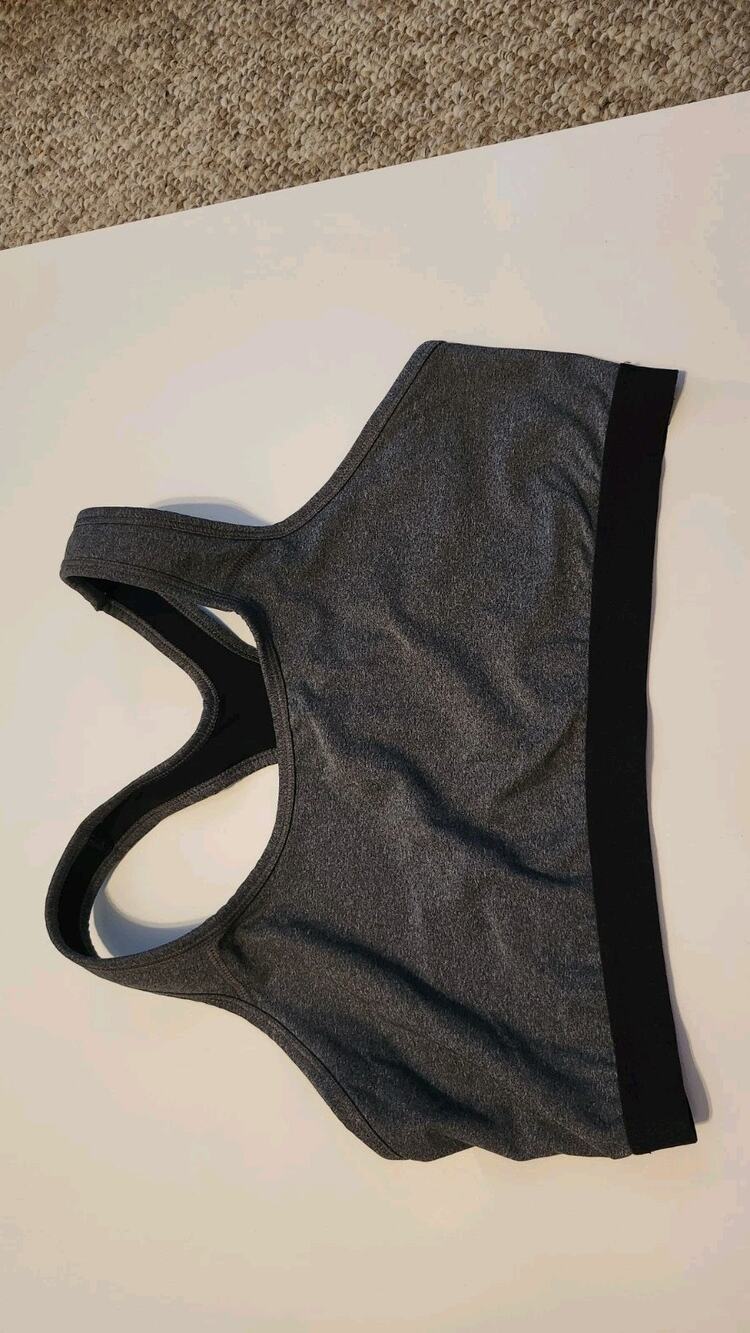 Avia Women's Activewear Top / Bra Size XXL 20 Gray Polyester Blend Stretch #456